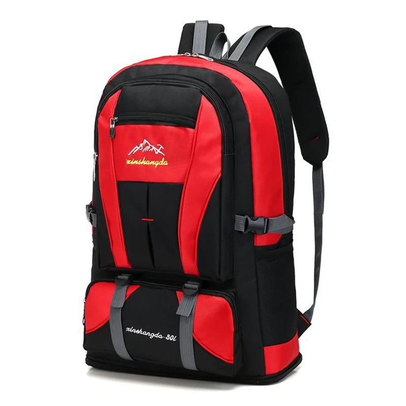 Impermeável Multi-Layer Montanhismo Mochila, Homens Caminhadas Sacos Esportivos, Mochilas de Escalada Ao Ar Livre, Pacote de Bolsa de Viagem, Expansível, 80L