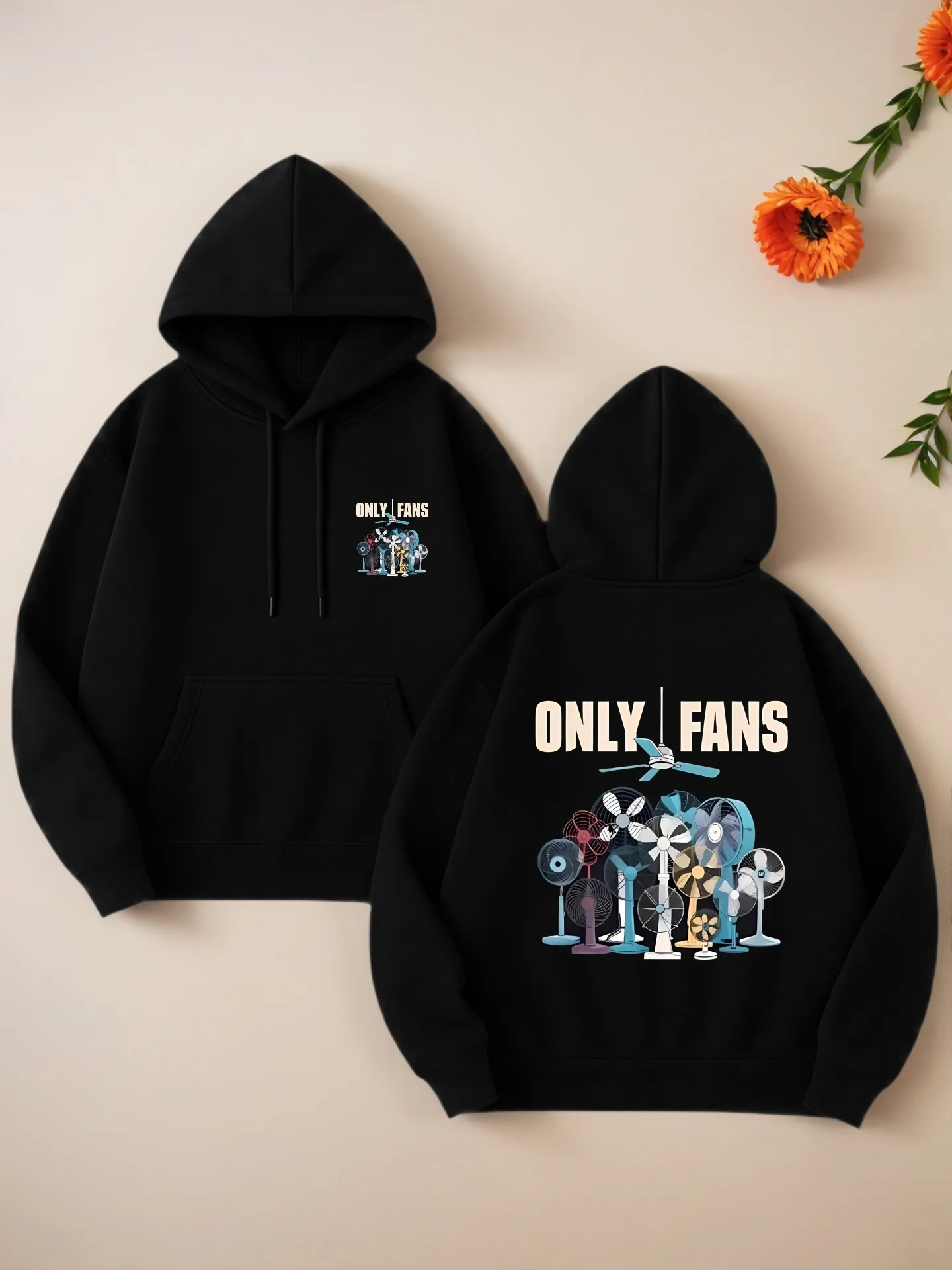 Grafische hoodie dames, cartoon- en letterprint, esthetisch ontwerp, zachte stof, casual dagelijkse kleding, voor tieners