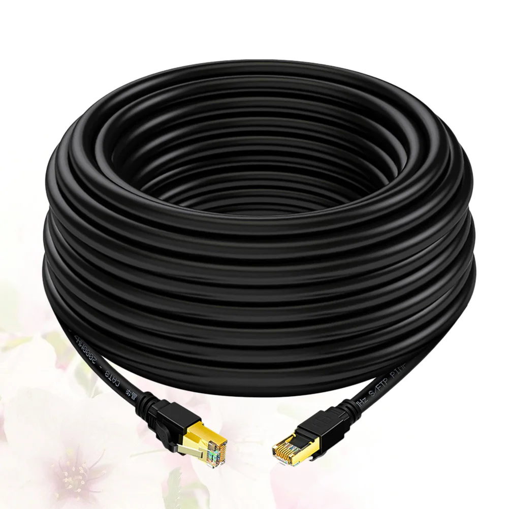 2 Meters Cat8 Network Cable Ethernet Cord Ultrathin 40gbps Lan Cable High Bandwidth for Computer Router Modem Game Console