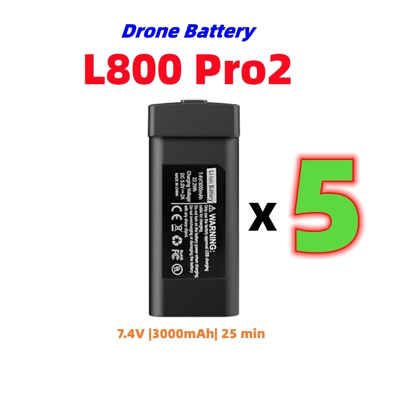 JHD LYZRC Bateria Drone para L800 Pro2, L800Pro2 Original, 3000mAh Bateria, 25 Min Fly Time, Fornecedor RC Drone