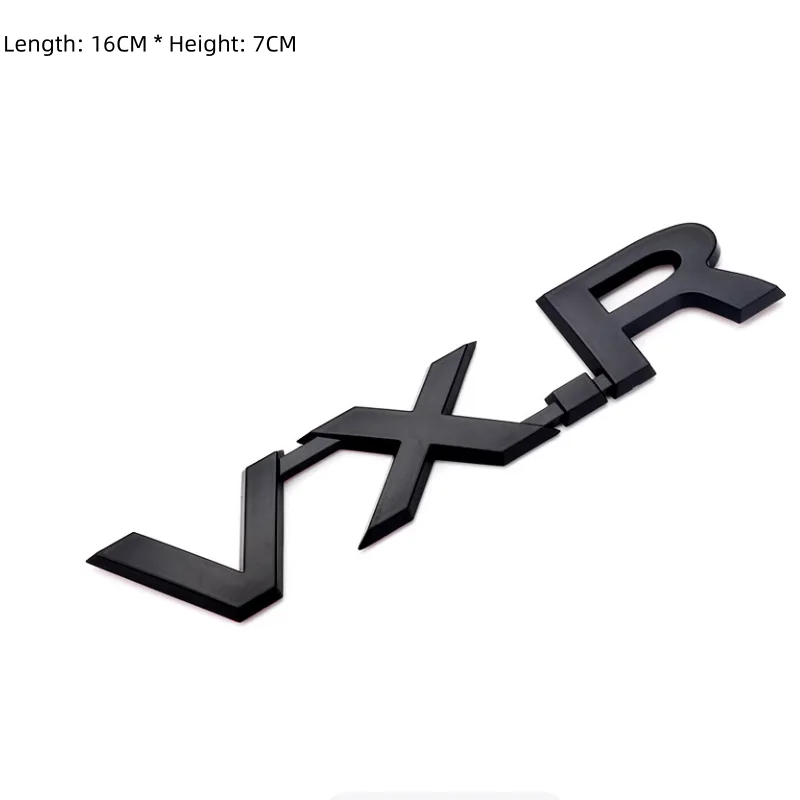 V8  V6 logo VX Tailgate Letter Sticker Black Letter Label Black ABS Material For Toyota Land Cruiser Prado view 4