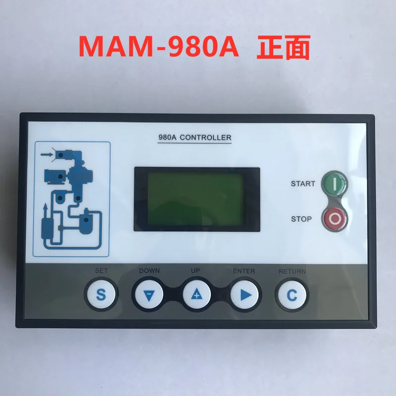 MAM-980A Controller Panel for Screw Air Compressor Display 24V