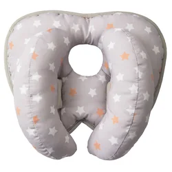 Newborn Baby stroller neck protection pillow children's car seat shaping pillow 0-2 years old baby head protection 2024 New Gray