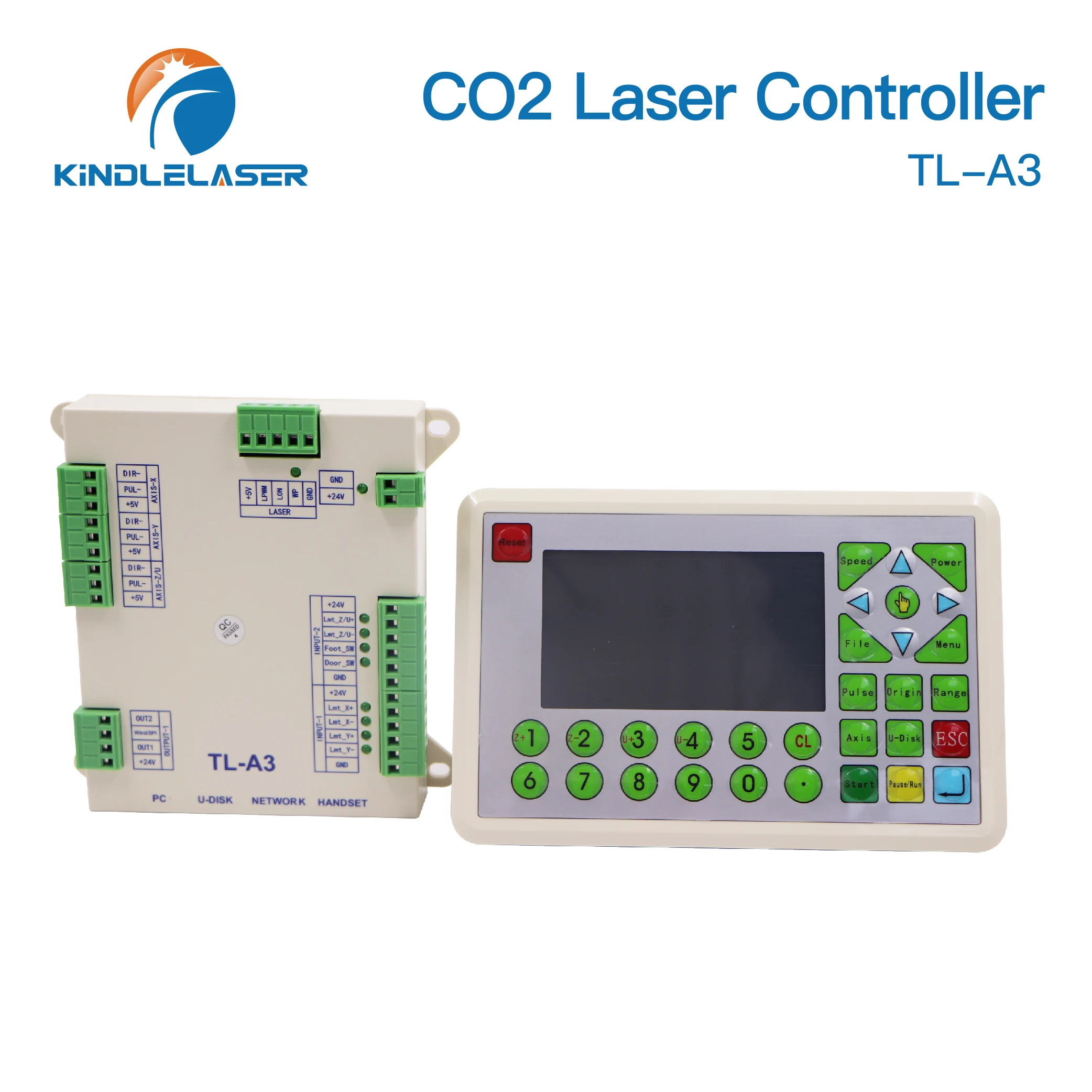 

KINDLELASER TL-A3 CO2 Laser Cutting Machine Controller System for CO2 Laser Engraving and Cutting Machine