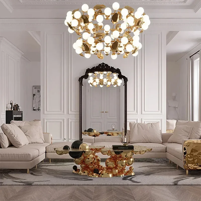 Stainless steel coffee table