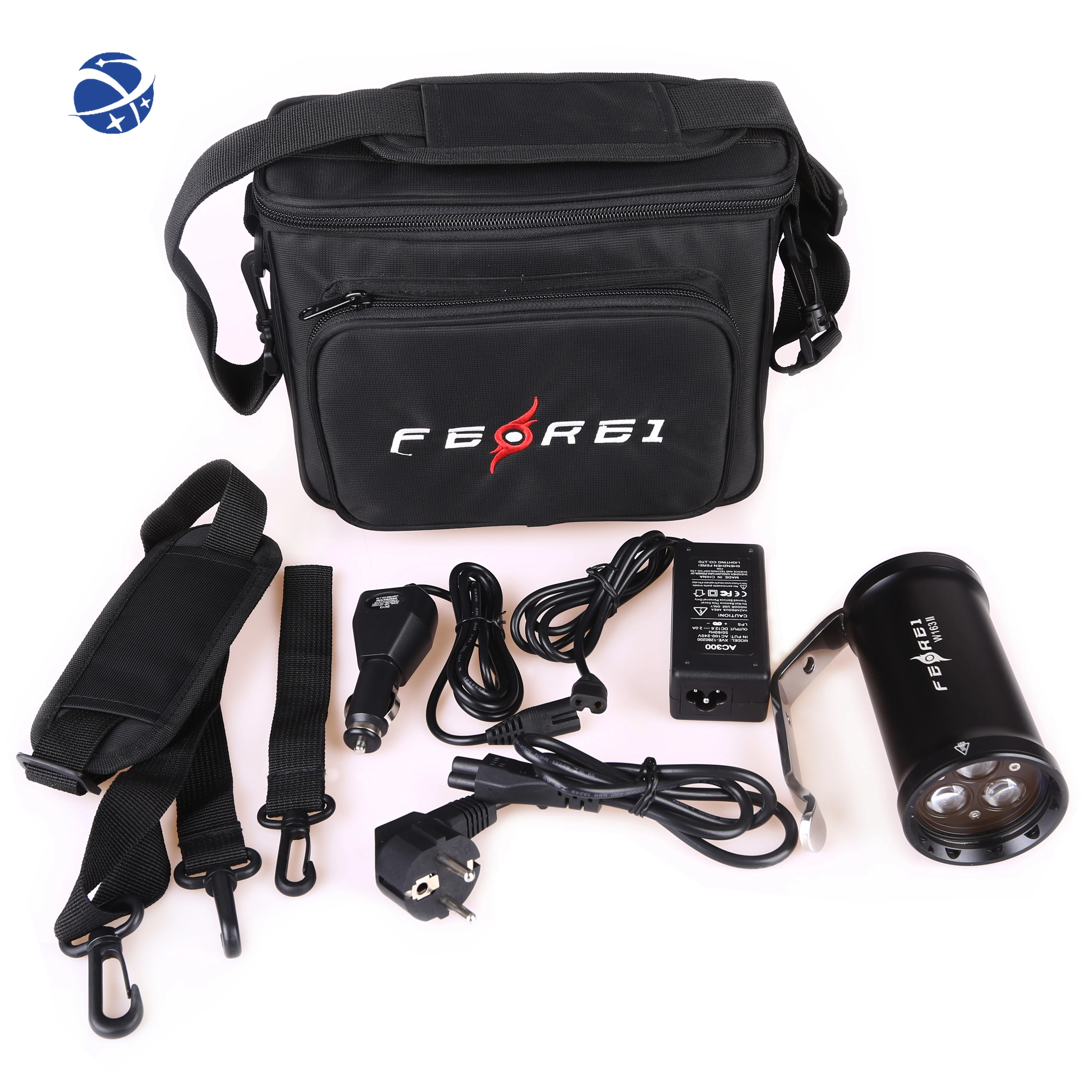 W152II 1000 Lumen LED Flashlight USB Charging IPX8 Waterproof for Underwater Emergency Rescue Diving Scuba Diving