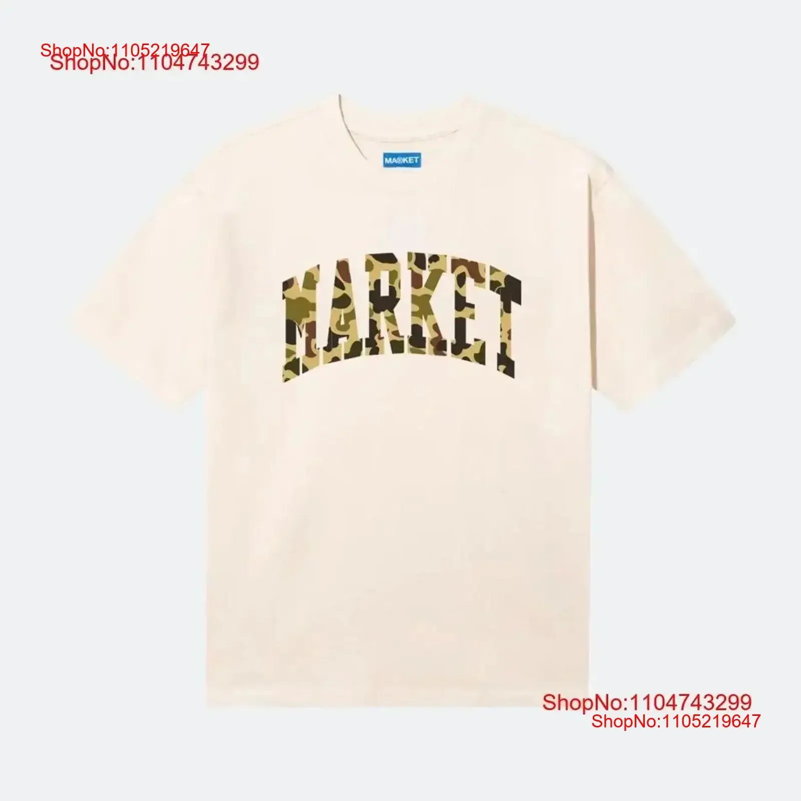 Brand New Mens Market Duck Camo Arc T shirt vintage Washed Versatile graphic Casual homme Top For Everyday Wear Slightly