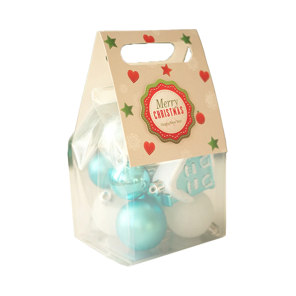 Cute Assorted 13PCS Christmas Balls Including Glittery Matte Finishes Perfect For Festive Displays at For Home