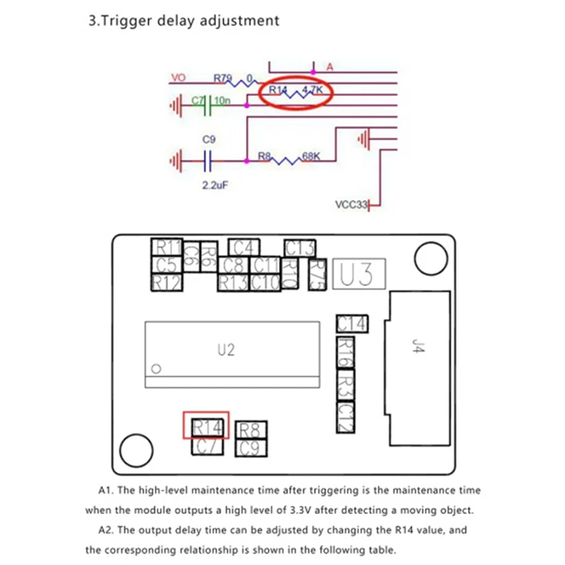 24G Millimeter Wave Radar Sensor LD116 Intelligent Low Power Human Body Sensor Module Movement Detection Sensor