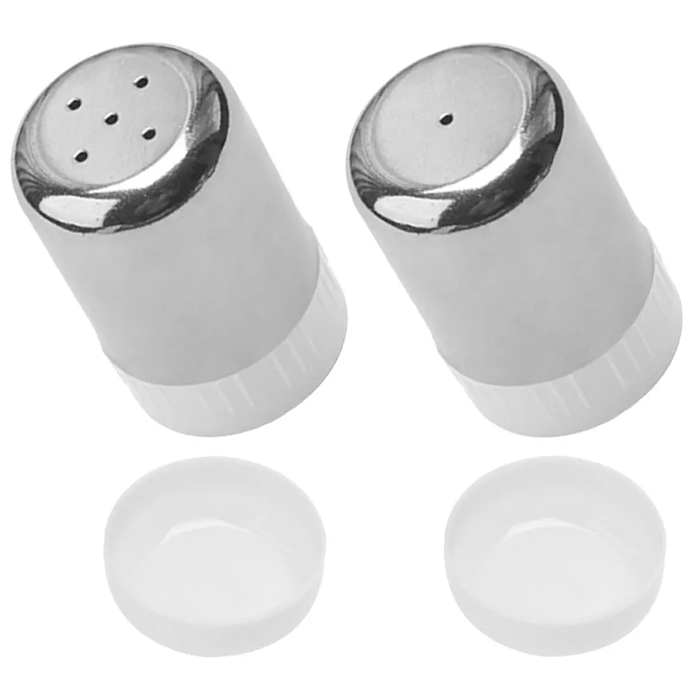 

2Pcs Seasoning Jar Stainless Steel Salt Pepper Shakers Kitchen Condiment Container Spice Storage Bottle Multipurpose Kitchen