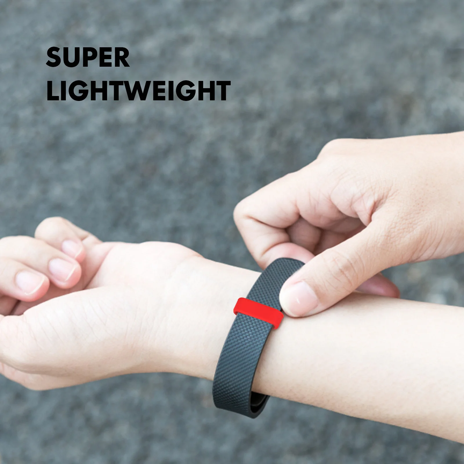 

24Pcs Watch Band Fastener Rings Silicone Holders -Resistant Easy to Access Watch Strap Wristband Fixed Rings