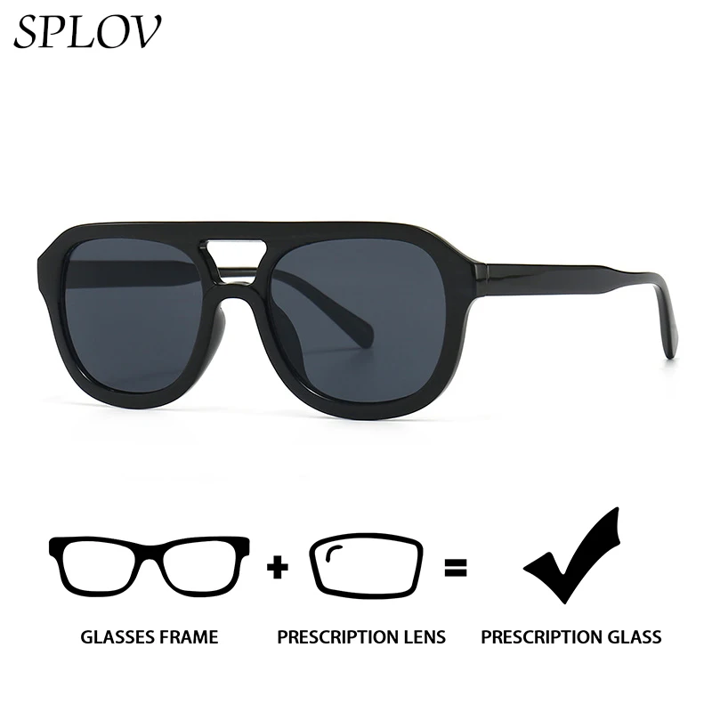 SPLOV Polarization Progressive Prescription Men's Sunglasses - UV400 Protective Anti Glare Suitable for Outdoor Sports