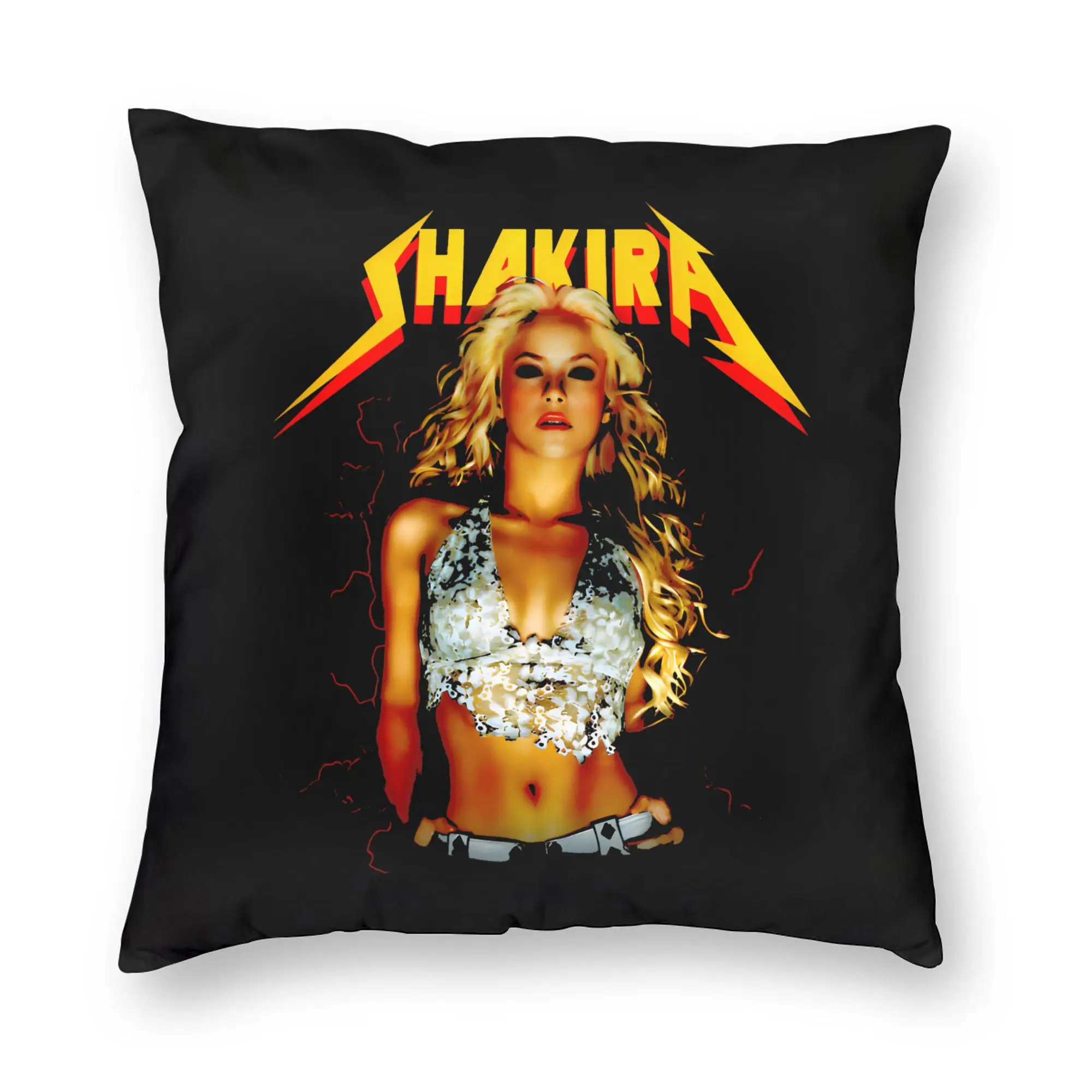 Shakira Las Mujeres Ya No Lloran World Tour Pillowcase Printing Cushion Cover Decor Pillow Case Cover Home Drop Shipping 45X45cm