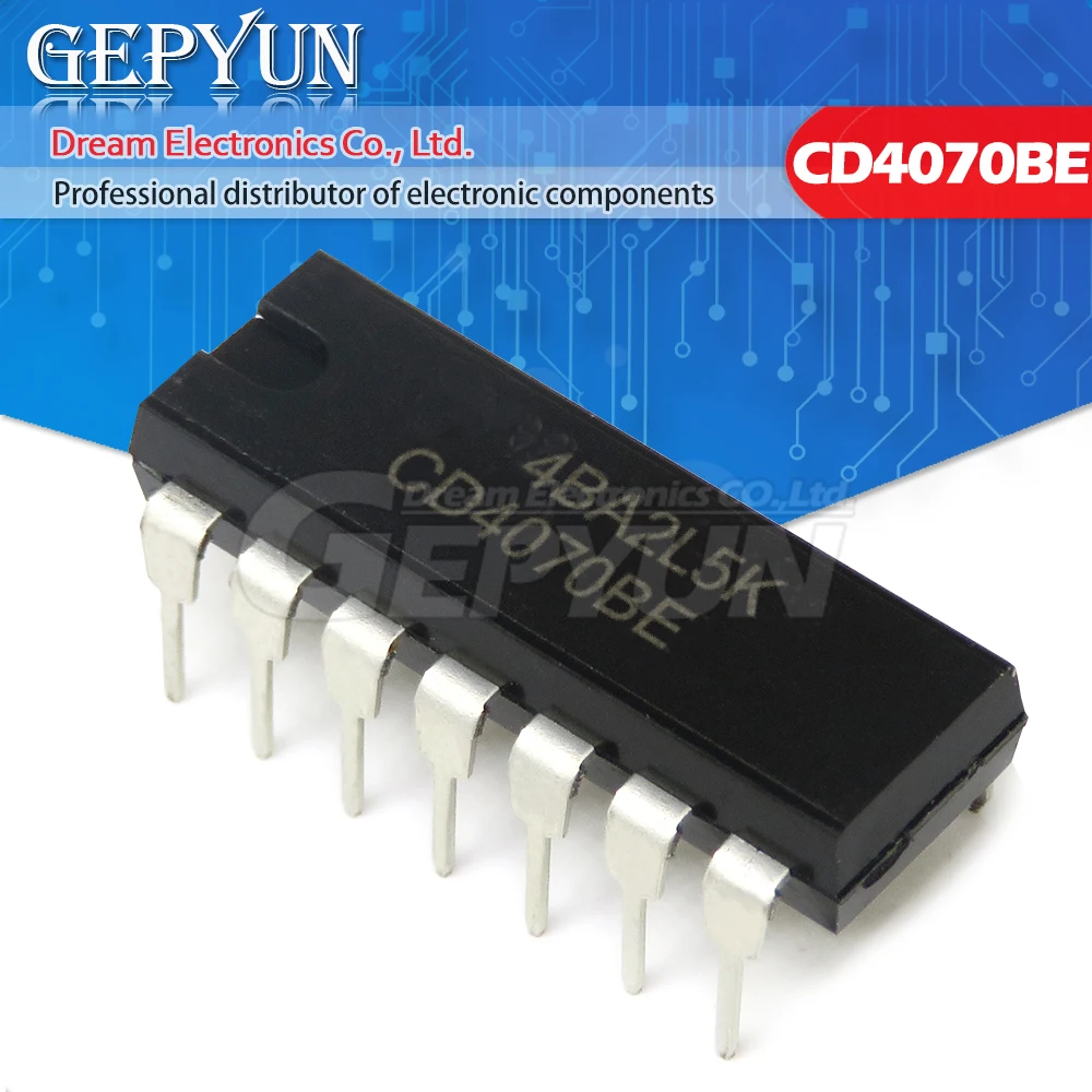 10PCS CD4070BE DIP14 CD4070 DIP 4070BE DIP-14 new and IC