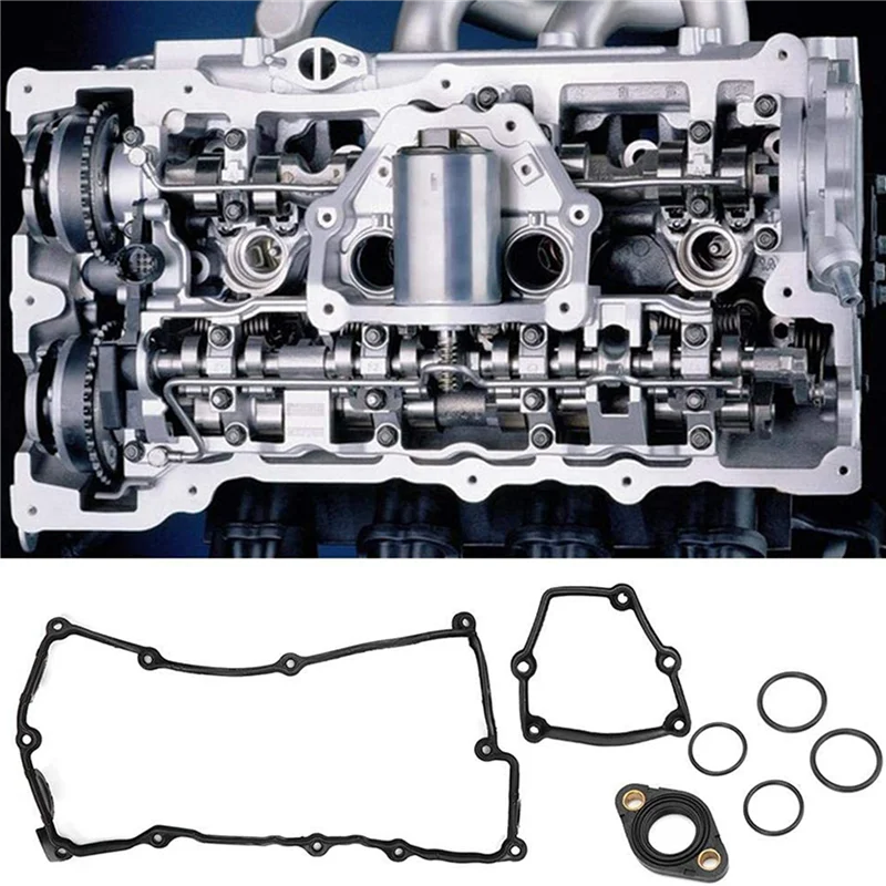 

A60E-5X Valve Cover Gasket Set For -BMW E87 120I E46 318I E90 320I X3 N46 N42 11120032224 11120028033
