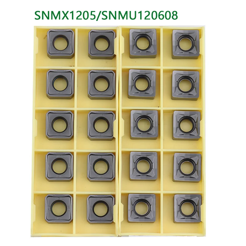 

Carbide Inserts SNMX1205ANN F57 SNMU120608EN GM LF6018 DESKAR Fast Feed Mill Cutter Blades CNC Lathe Metal Milling Turning Tools