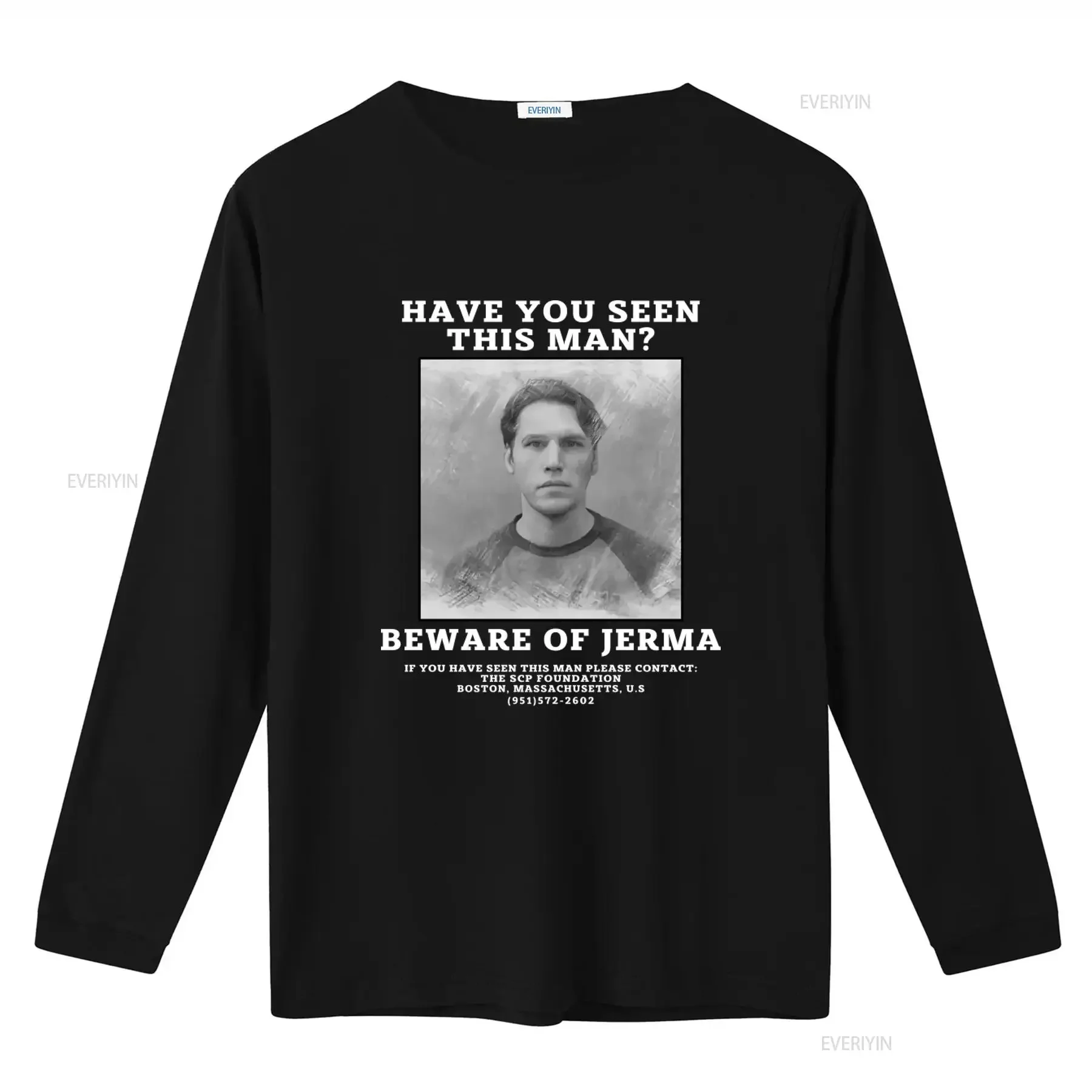 Jerma985 T Shirt Have You Seen This Man Jerma SCP Foundation Inspired Design Unique for Fans High Quality Print Available