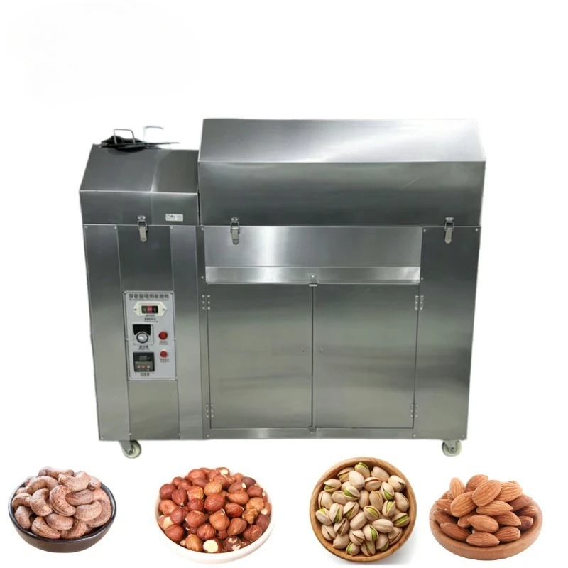 2026 OEM Hot Sale Automatic Small Commercial Sunflower Seeds Cashew Nut Peanut Roasting Machine Small Roasting Machine