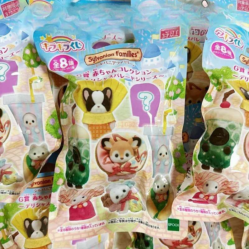 Originele Sylvanische Families Figuren Speelgoed Ijs Beloning Set Wereld Kawaii Decoratie Model Ornament Families Verjaardagscadeau Speelgoed