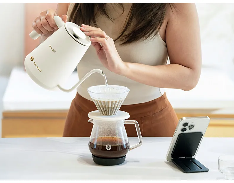 Hot Sales TIMEMORE Black Mirror Dot Smart Coffee Electronic Scale Bluetooth Connected No‑Screen DigitalScale APP Interconnection
