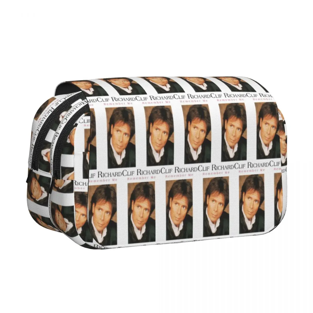Cliff Richard Pencil Case Pencil Pouch Hard Shell Leather Big Capacity Pen Box Pencil Bag for Kids Gifts