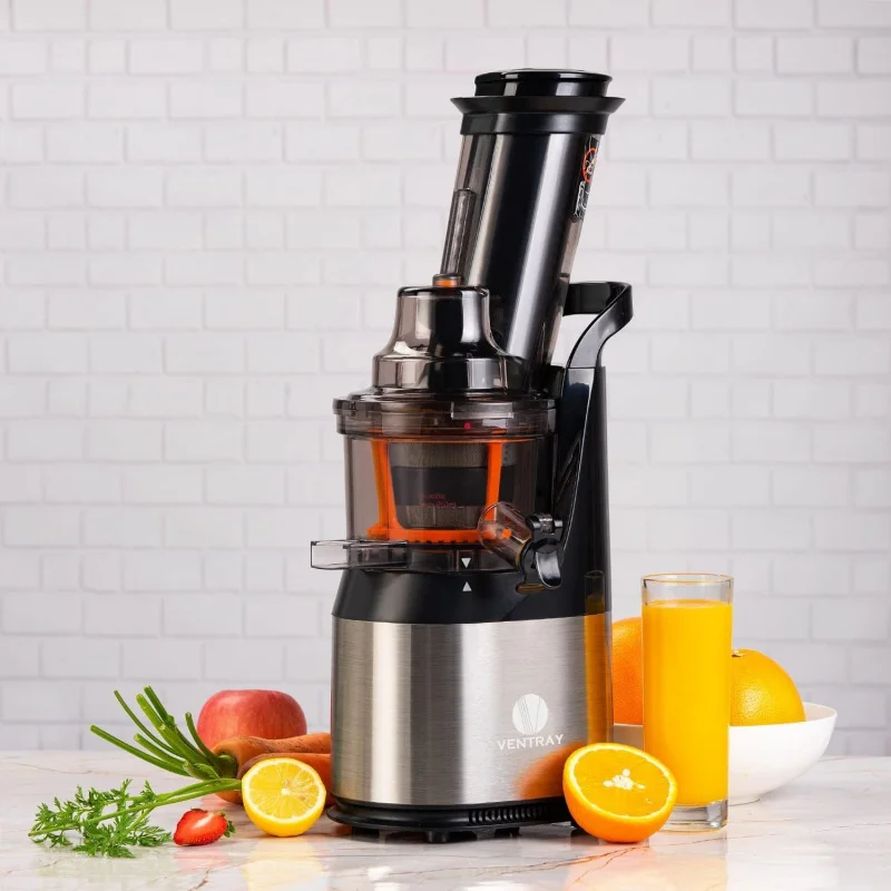 

(UUX)Cold Press , Slow Juicer Machine with 3-inch Large Feed Chute for Whole Fruits & Vegetables, 240W Electric Mastica UQ