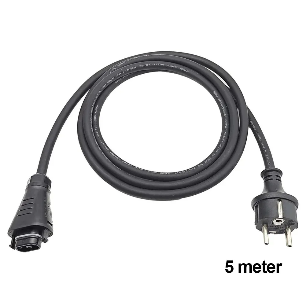 1pcs Cable With Field Connector H07RN-F 3x1.5mm For Hoymiles HMS Connection Cable Field Connector Plug&Play PV Adapter Clable