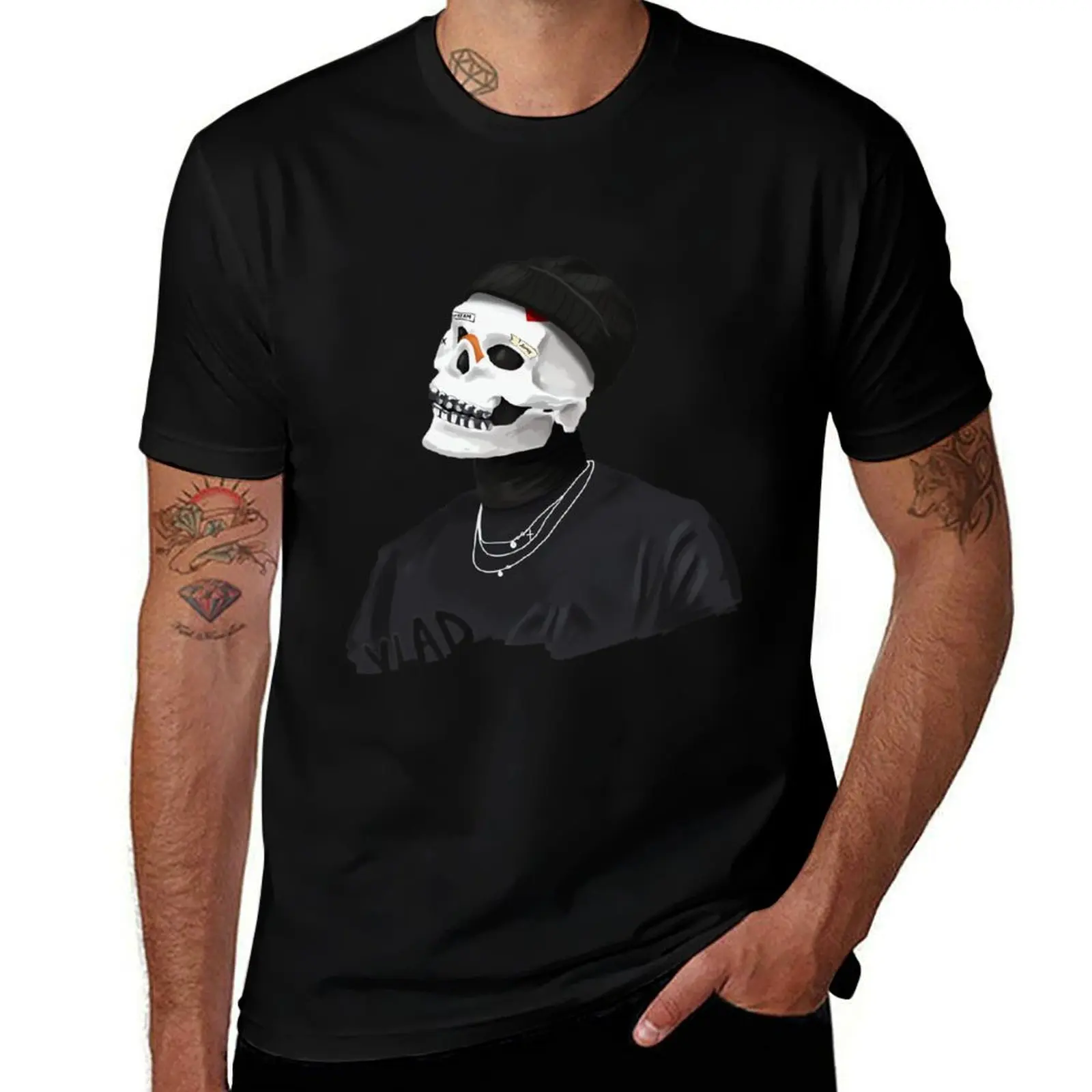 

VLADIMIR CAUCHEMAR \t T-Shirt man tshirt cotton t shirts man 100% T-Shirt