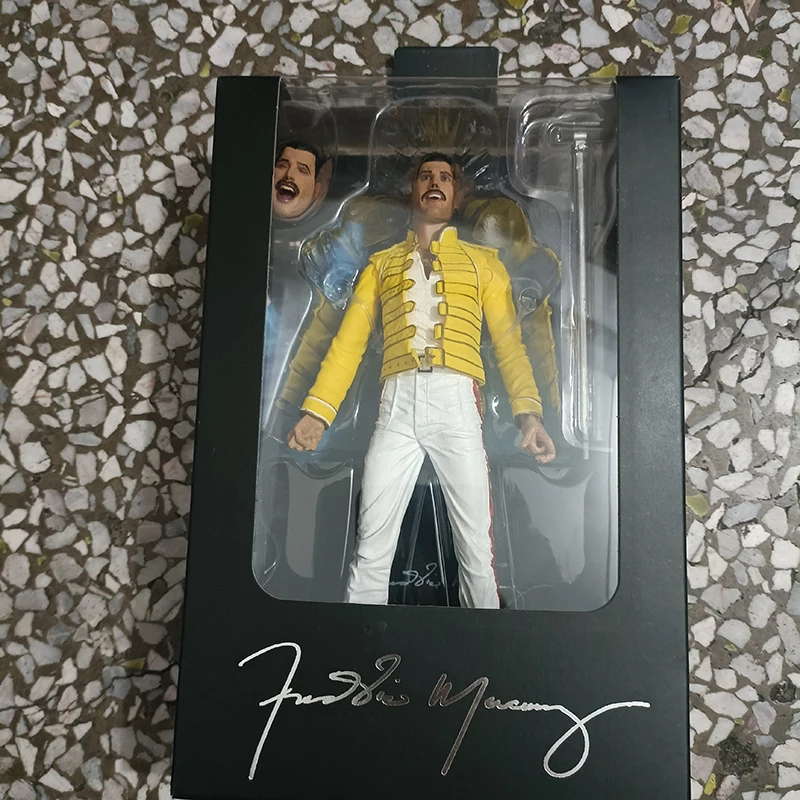 Live At Wembley Stadium Queen Freddie Mercury Action Figure Collection Model Toy Doll  Christmas Present