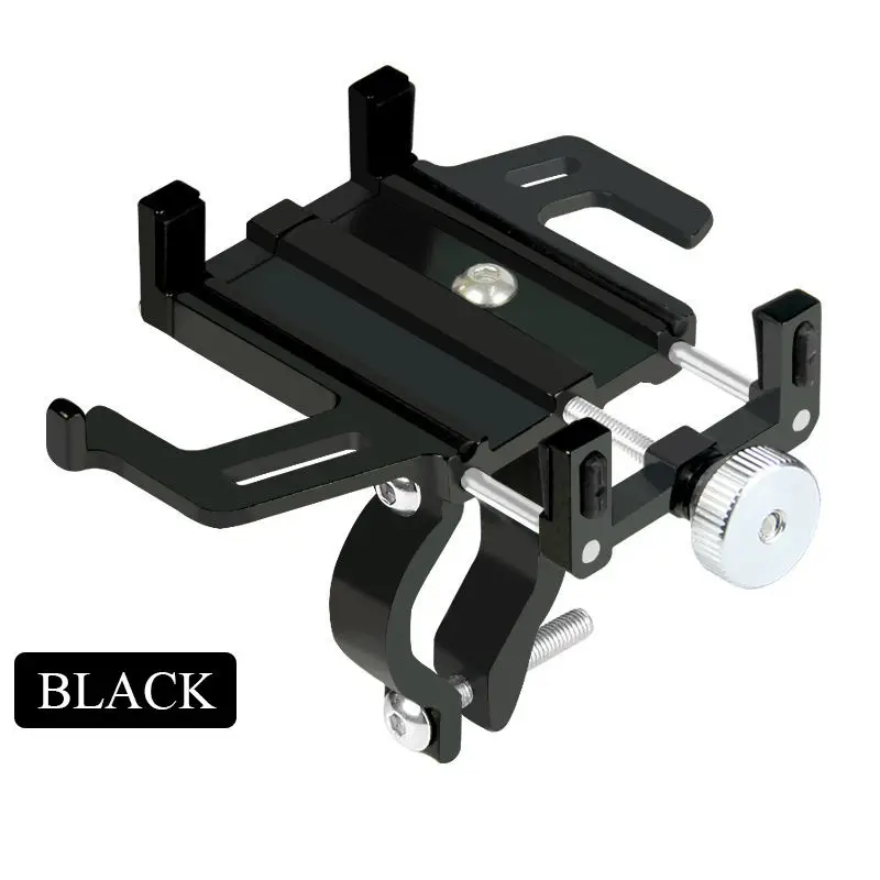 MTB Anti Shake Flexible Adjustable Aluminium Motorcycle Bicycle Phone Holder Cycling Accessories