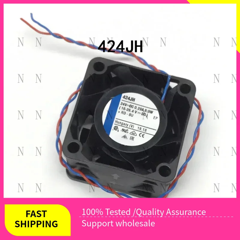 

YJJ Brand new FOR Ebmpaps Axial flow Fan 424JH 40*40*28MM 6.9W 0.29A 24VDC Fully Teste