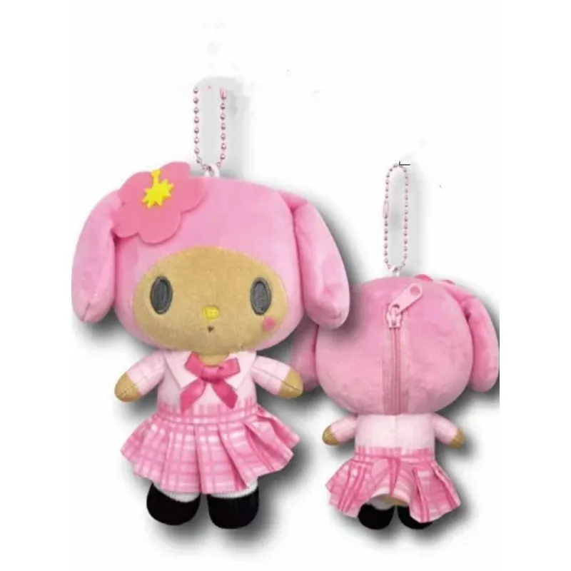 موضة جديدة سانريو أنيمي الأجهزة الطرفية اليابانية زي مدرسي مرحبا كيتي كورومي Jk سلسلة ظهره دمية لطيف المفاتيح فتاة الهدايا #5