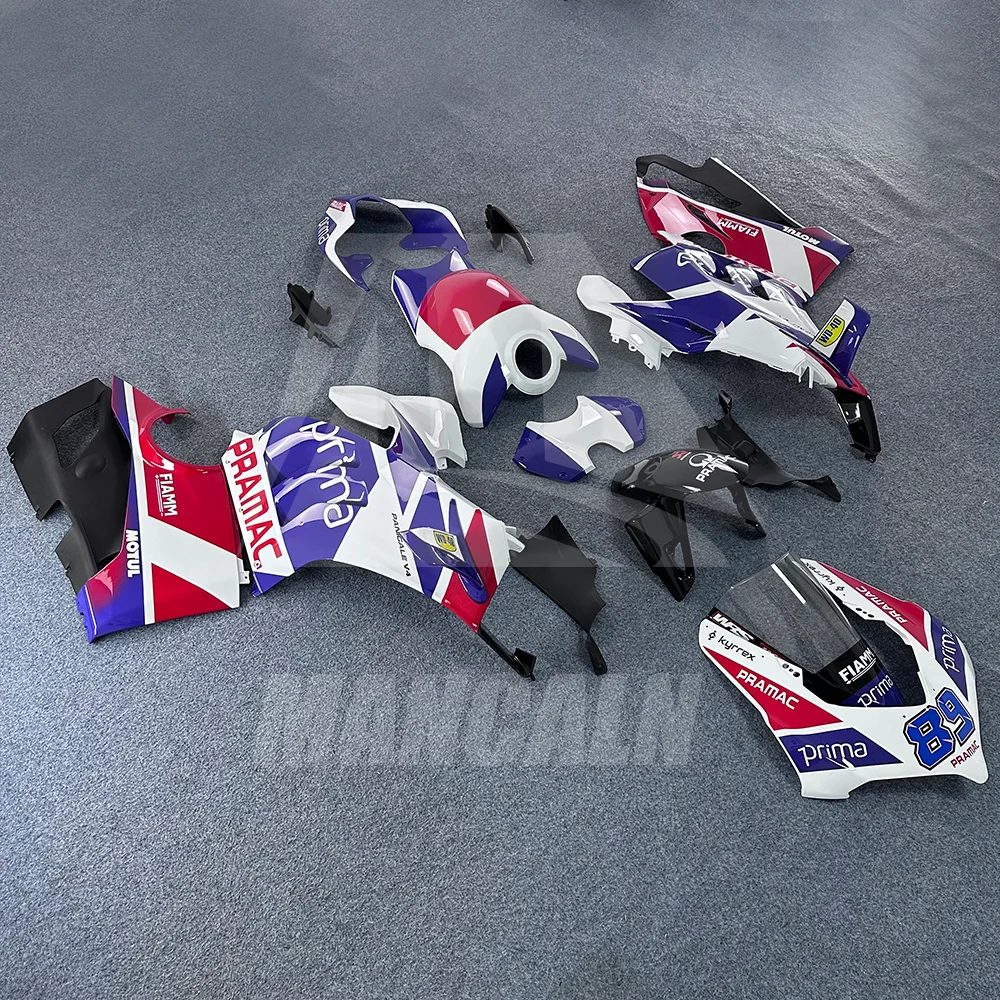 For DUCATI Panigale V4 V4S 2018-2021 motorcycle ABS Fairing Kit with GP wing Body kit Full Set car shell protector Custom color