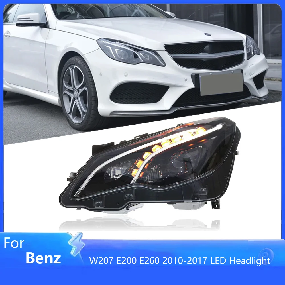 

Pop Headlights For Benz W207 E-Class E200 E260 E300 LED 2010-2017 Head Lamp Car Styling DRL Signal Projector Lens Auto Accessori