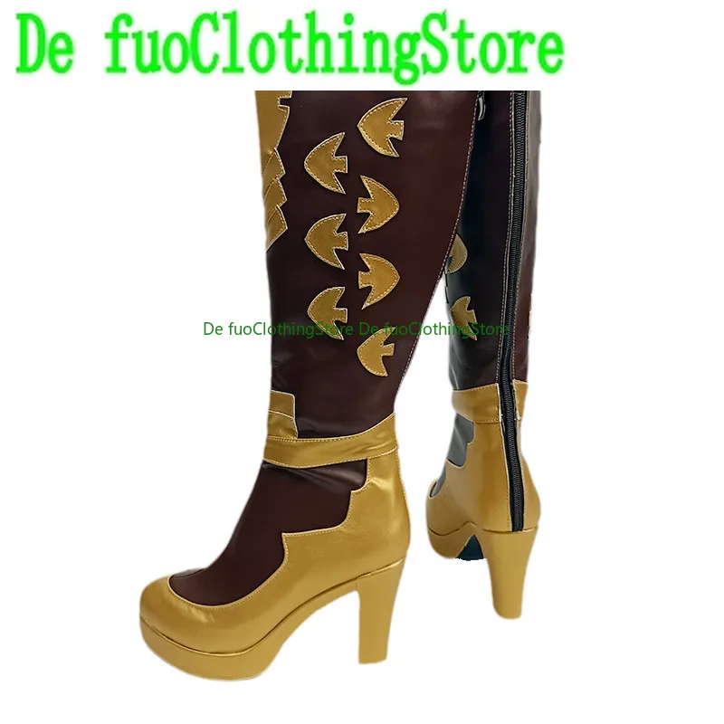 DeFuo أنيمي شخصية التخصيص تأثيري أحذية عالية الكعب تابوت الغد قلب التعكر سكاتي التسامي تأثيري الأحذية