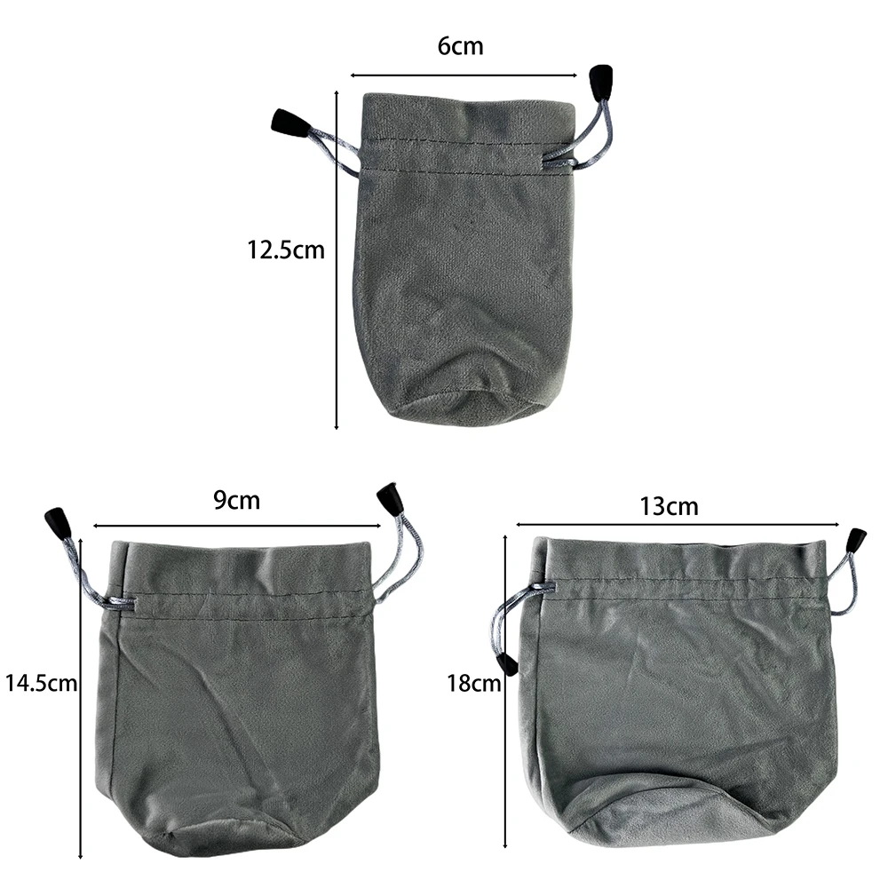 5pcs Dice Bag Velvet Bag with Drawstring Gift Packaging for Tabletop Storage DND TRPG Board Game