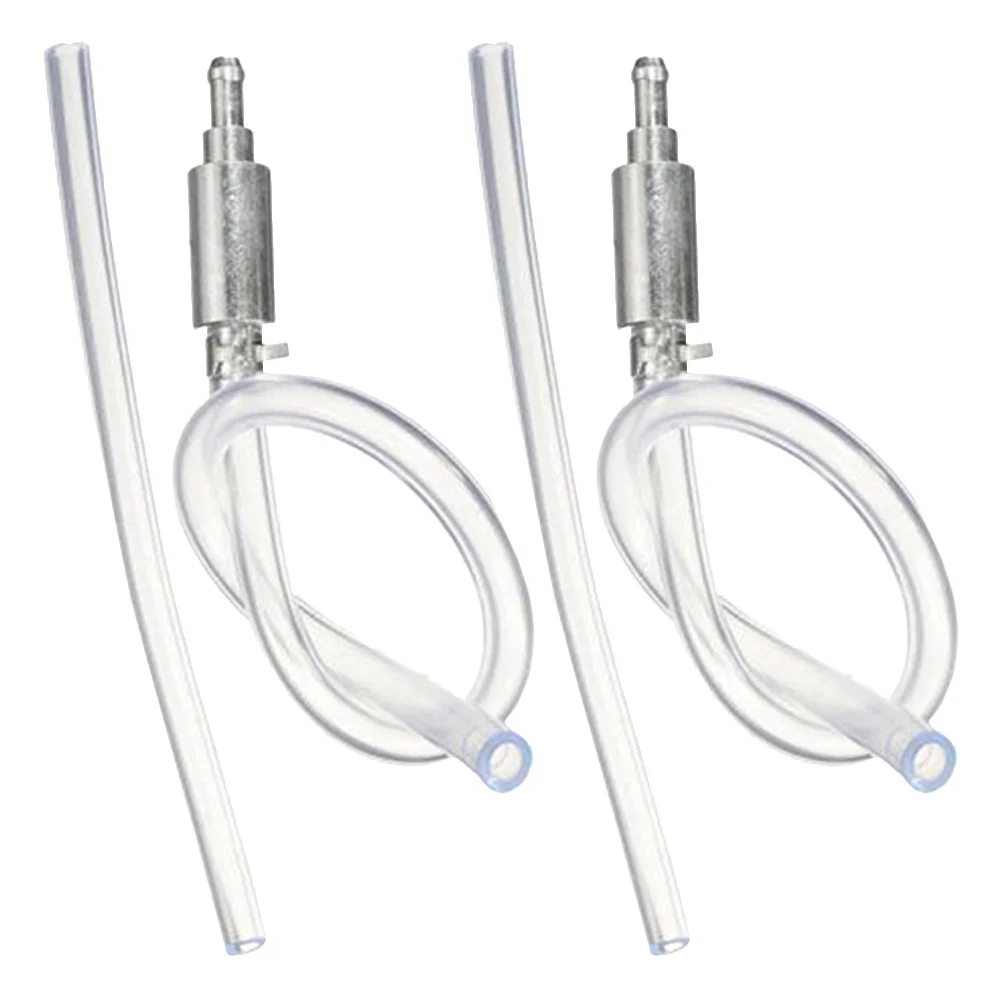 

2Sets Hydraulic Brake and Clutch Bleeder Hose Way Check Valve for Motorcycle Brake System Fluid Replacement Repair