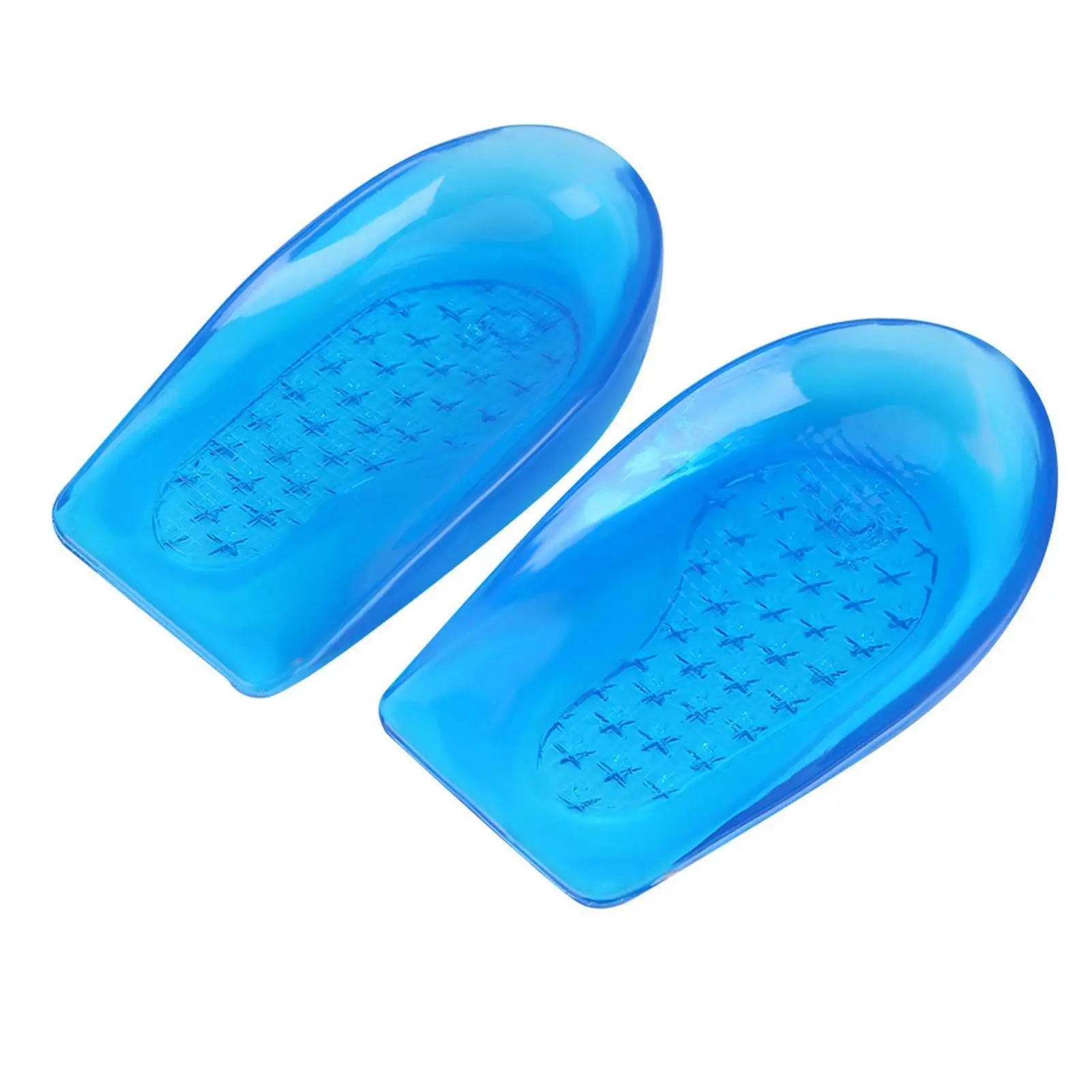 Plantillas de silicona para aliviar el dolor en el pie, soporte para piernas de buey, terapia de copa para el talón, almohadillas para el cuidado de la salud