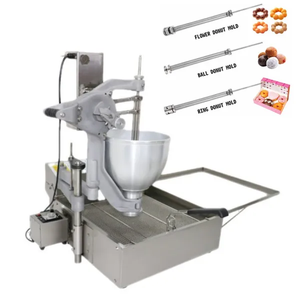Donut Making Machine,Manual Electric Doughnut Forming Machine Fast Delivery Ball Twist Doughnut Storage