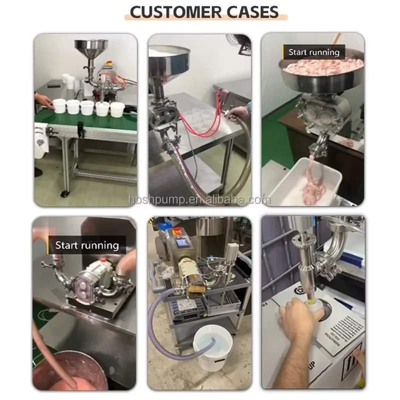 Industrial heavy rotary cam pumps for sludge wastewater treatment and wastewater treatment, positive displacement