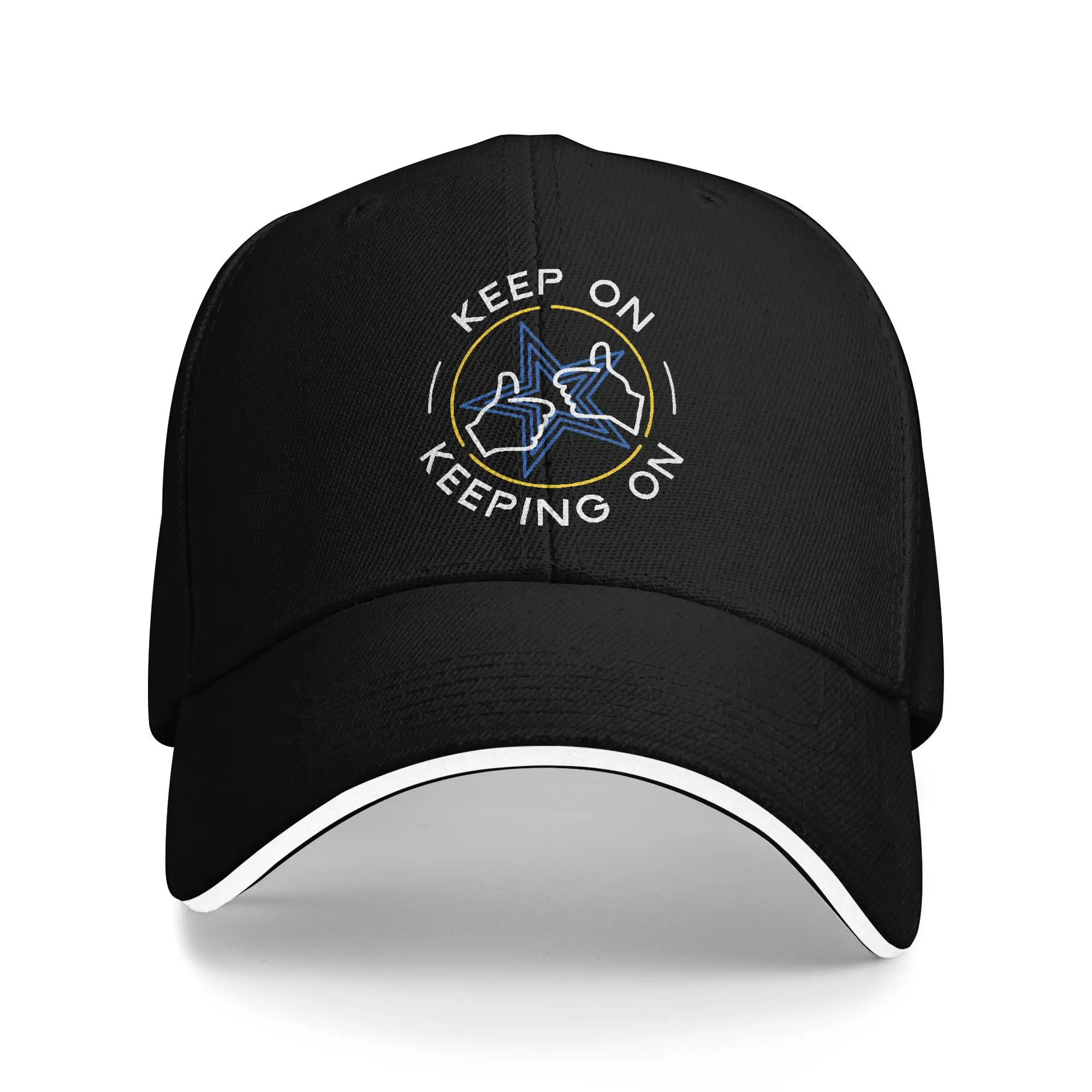 Death Stranding Keep On Keeping  Sandwich Hats Adult ,Outdoor  Caps Dad Hat Adjustable Polyester Baseball  Washable