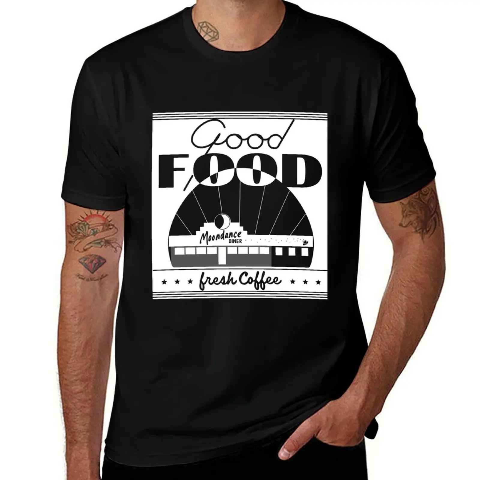 Футболка Tick Tick Boom Moondance Diner, легкая футболка для занятий спортом на открытом воздухе