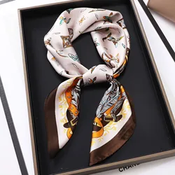 70 Small Square Scarf Silk Scarf V Korean Version of High-end Sense