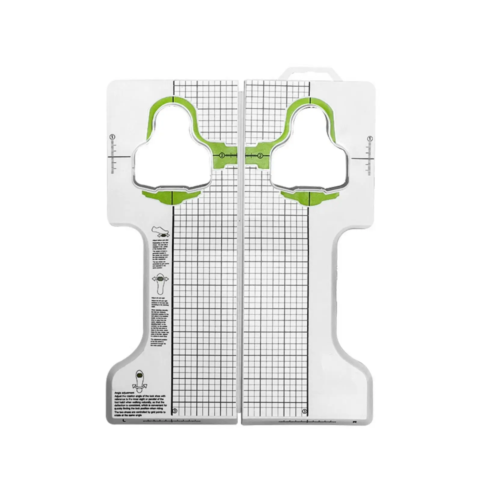 Cycling Cleat Adjuster Professional Bike Fitting Tool Center Seam Board Measurement Guide for LOOK KEO System
