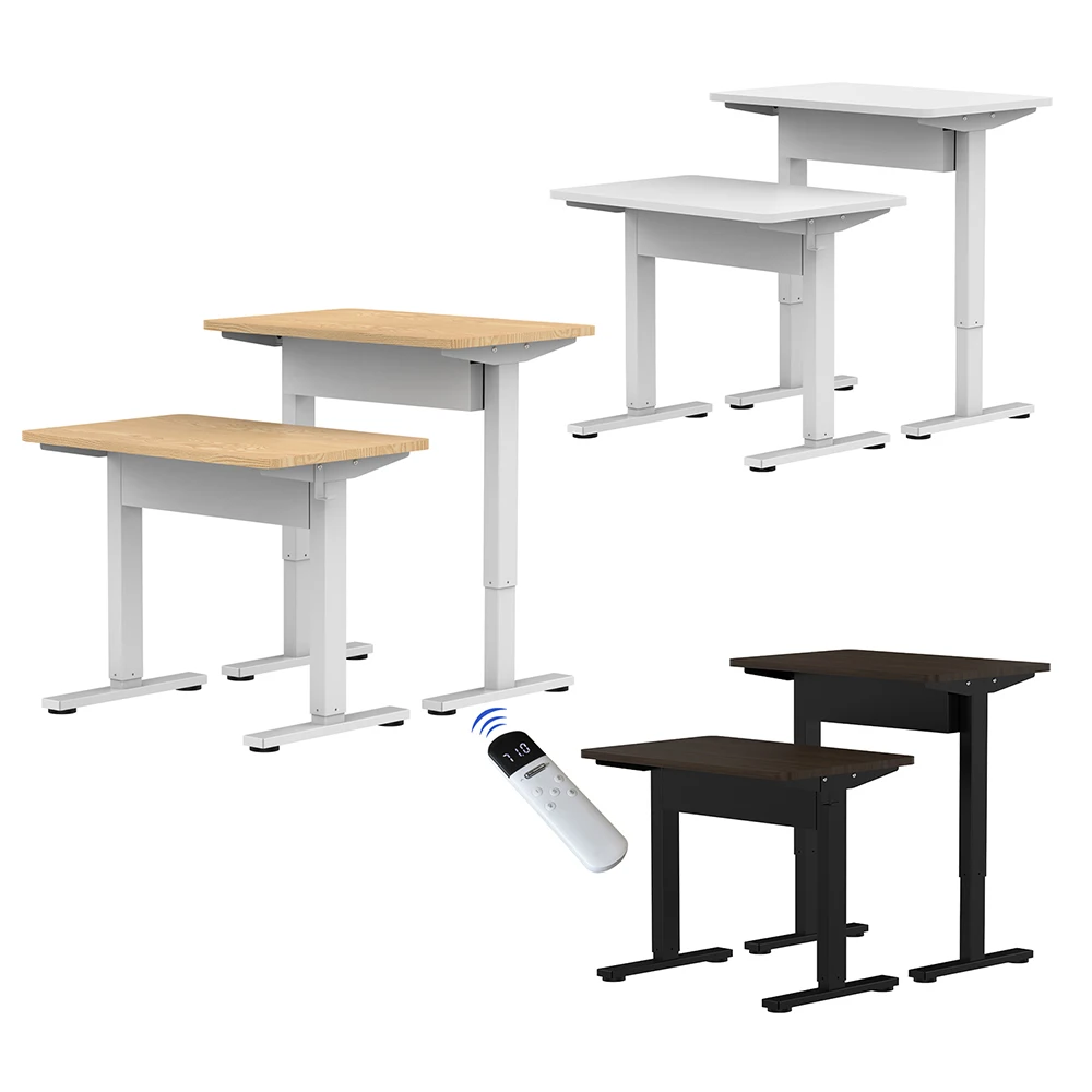 2025 Best Seller School Electric Furniture Adjustable Iron Standing Desk with Remote Control for School Study Desk