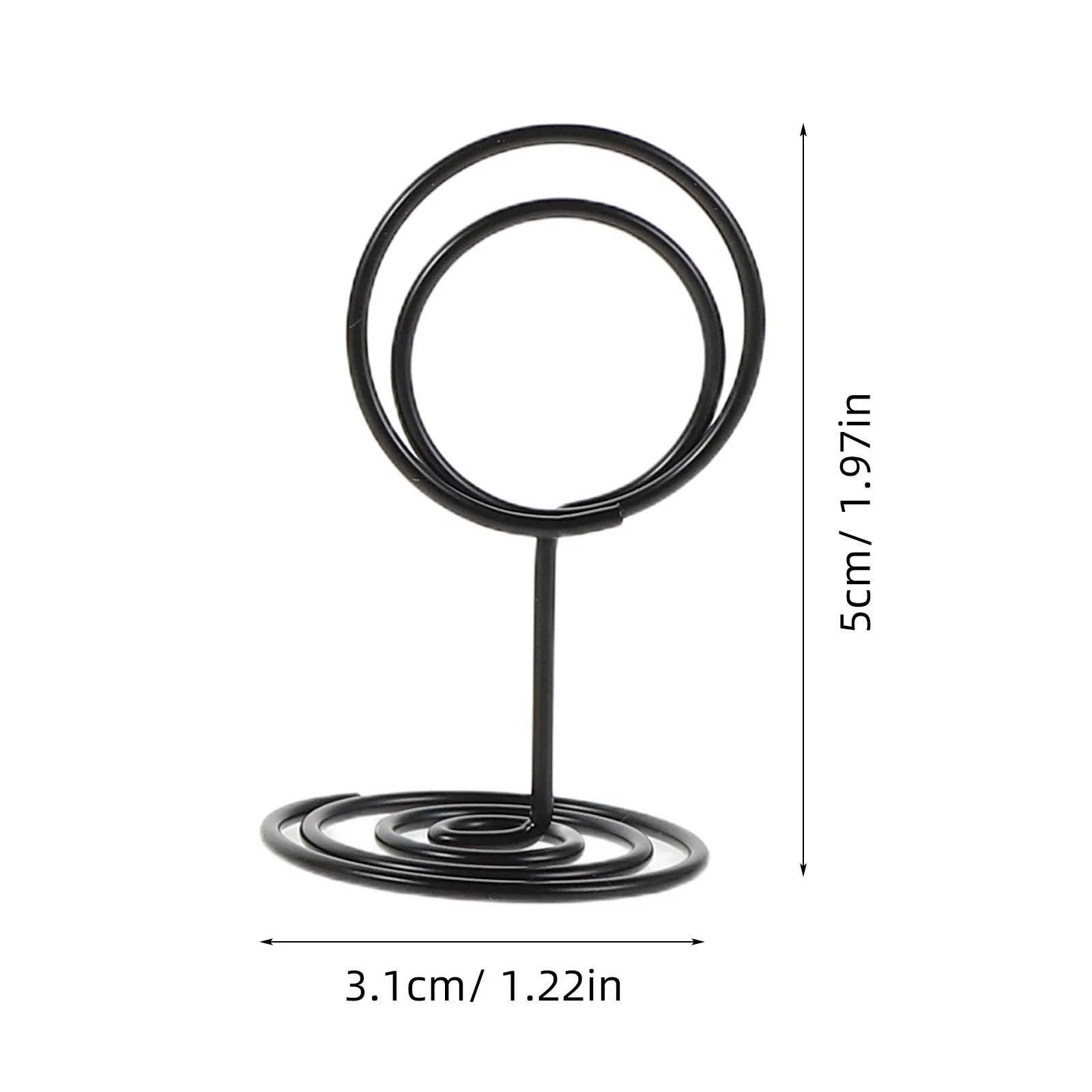 40Pcs Metal Photo Card Holder Stand For Shower Table Decor Party Decor Round Strong Business Display