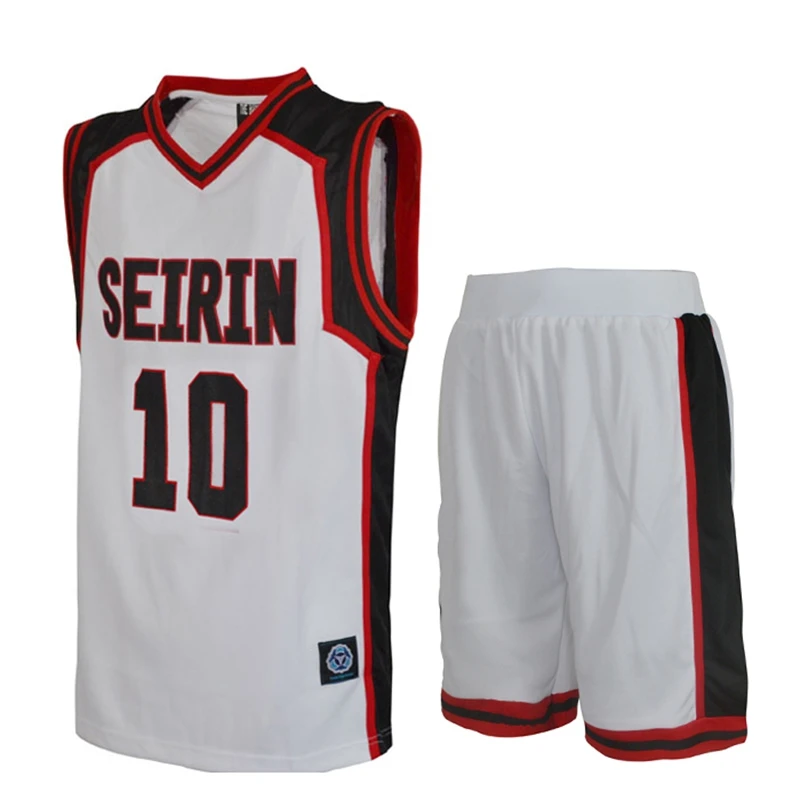 Kuroko No Basket Basuke Anime Cosplay Uniform Seirin Basketball 10 11 Kagami Taiga Jersey Set Sportkleding T-Shirt Short Kostuum