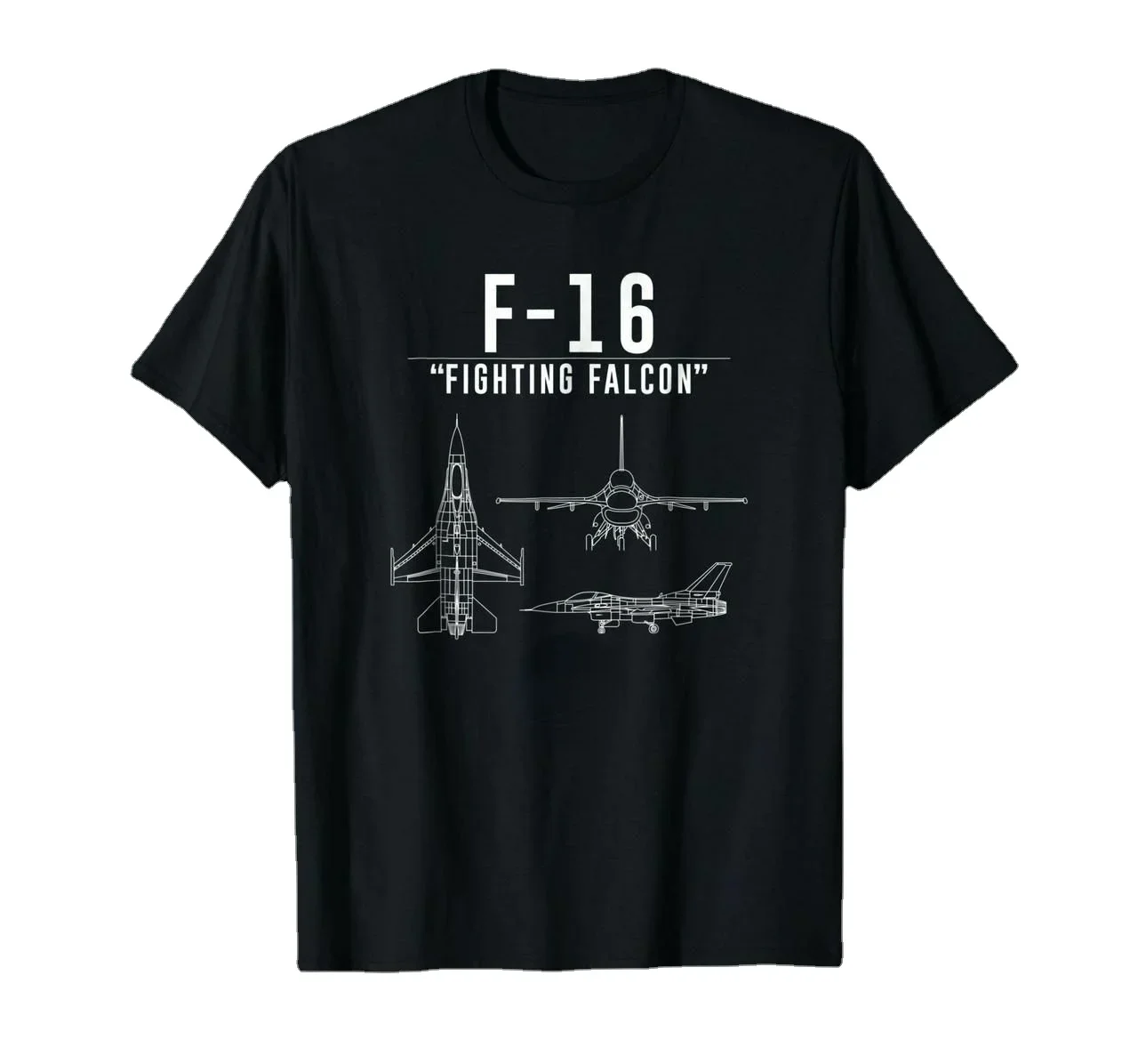 streetwear fashion vintage F-16 Men T-Shirt Military Air Force F16 Fighter Jet Tee Short Casual 100% Cotton   Shirts streetwear