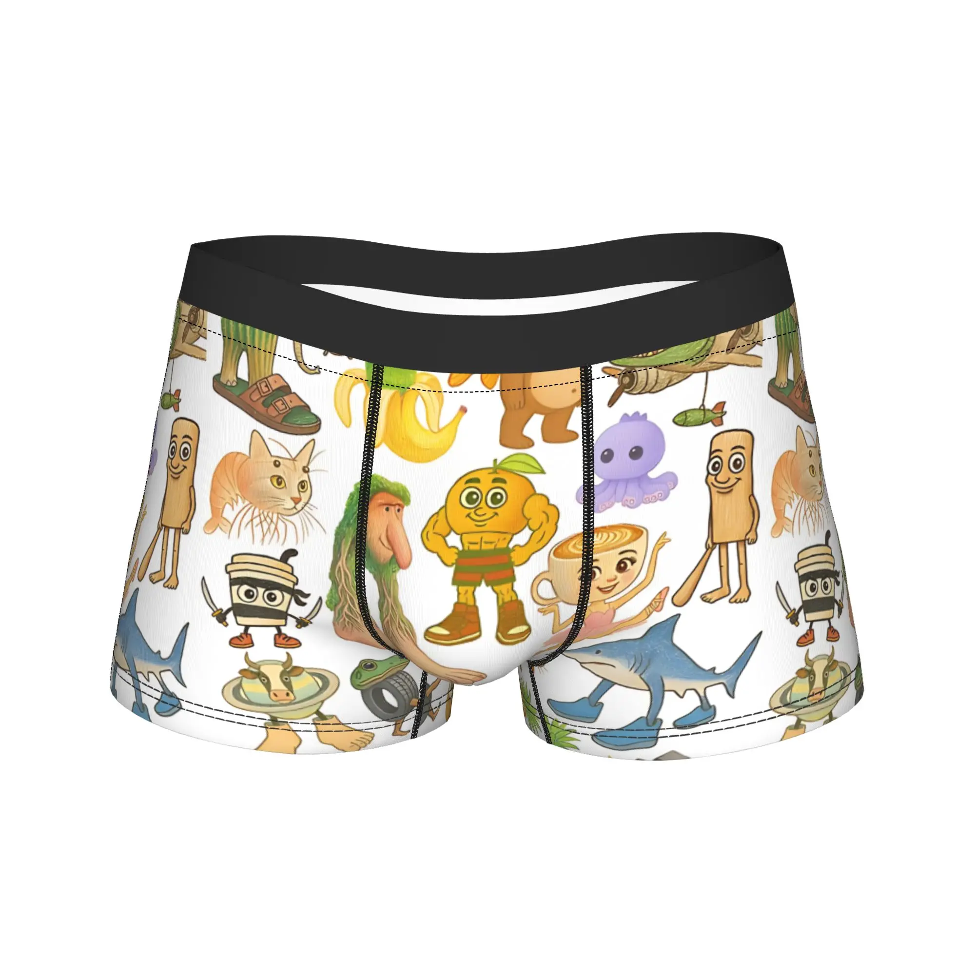 

Novelty Boxer Italian Brainrot Meme Type Collection Shorts Panties Briefs Men Underwear Soft Underpants for Homme S-XXL
