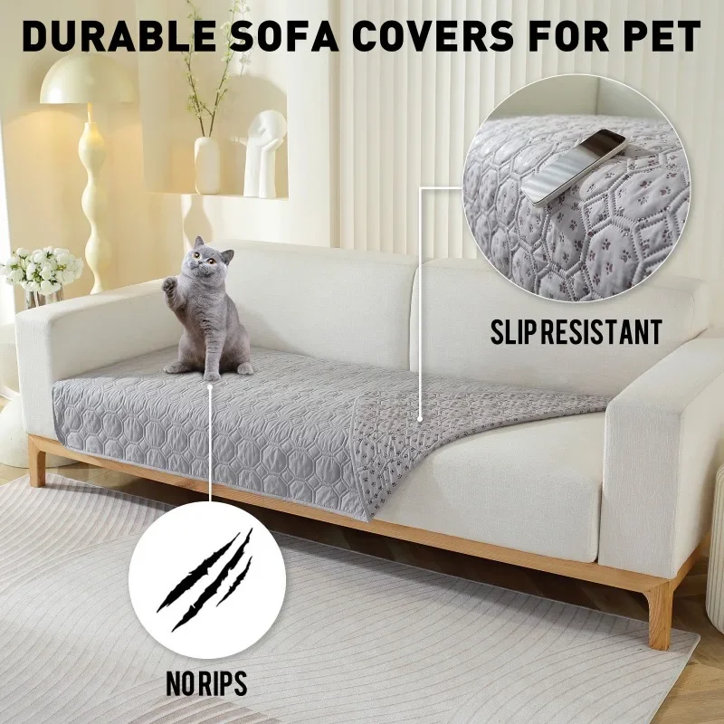 Sofa Cushion Waterproof Non-leakage Non-slip Dirt-resistant Pet Sofa Cushion Universal Simple Modern Pet Mattress Cover Seasons